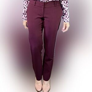 LOFT Marissa pant size 4 in Bordeaux ( dark red)